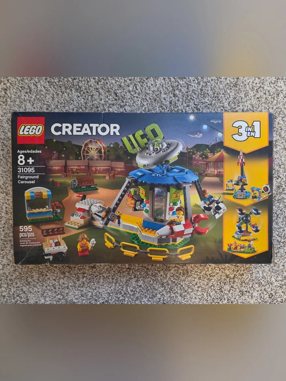 LEGO Creator 3-in-1 31095 Fairground Carousel BRAND NEW SEALED RETIRED